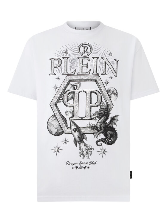 PHILIPP PLEIN PHILIPP PLEIN T-shirt 31076 Bianco Regular Fit