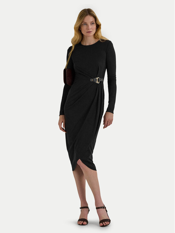 LAUREN RALPH LAUREN LAUREN RALPH LAUREN Vsakodnevna obleka 250951397001 Rjava Slim Fit