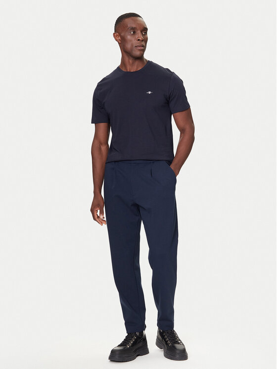 Gant Gant T-Shirt 2004080 Tmavomodrá Regular Fit