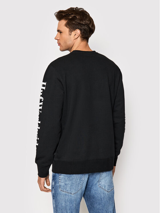 HUF HUF Felpa Essentials Domestic Crew PF00264 Nero Regular Fit