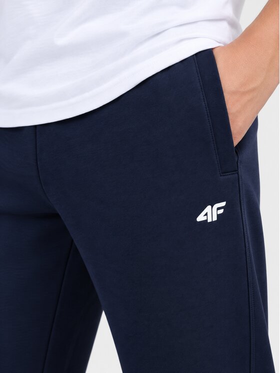 4F 4F Spodnie dresowe 4FWMM00TTROM1860 Granatowy Active Fit