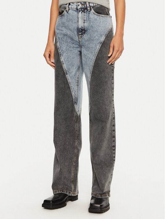 ROTATE ROTATE Jeans Betty 1128191603 Blau Straight Fit