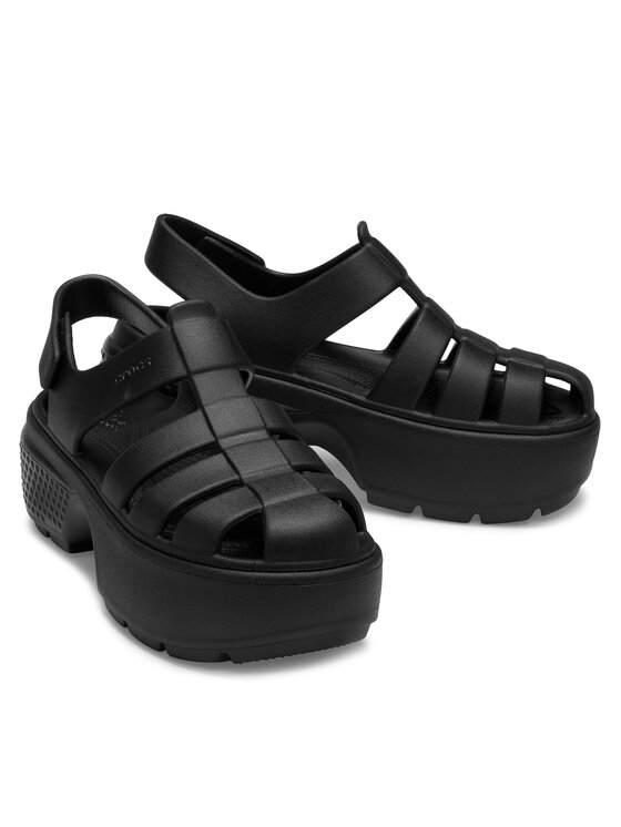 Crocs Crocs Sandale Stomp Fisherman Sandal 209938 Negru