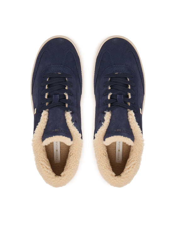 Tommy Hilfiger Tommy Hilfiger Сникърси Th Chic Cupsole Wl FW0FW09597 Тъмносин