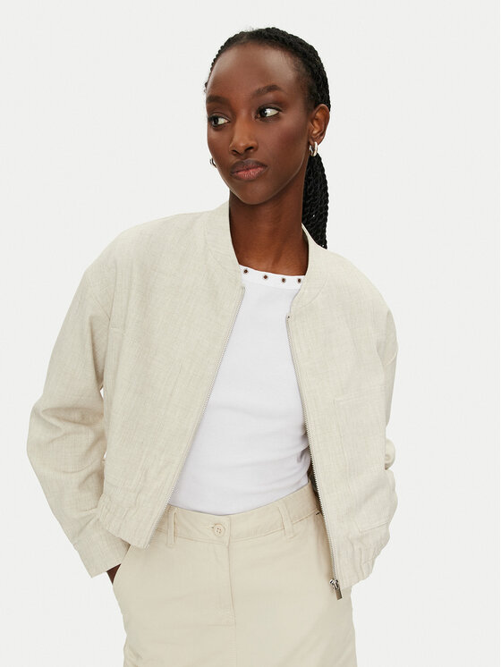 Vila Vila Bomber dzseki Alona 14104864 Bézs Regular Fit