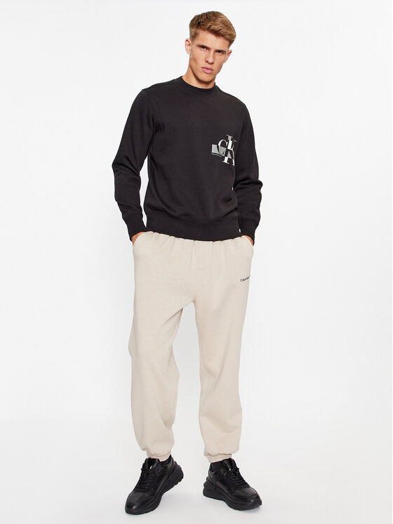 Calvin Klein Jeans Calvin Klein Jeans Суитшърт J30J324092 Черен Regular Fit