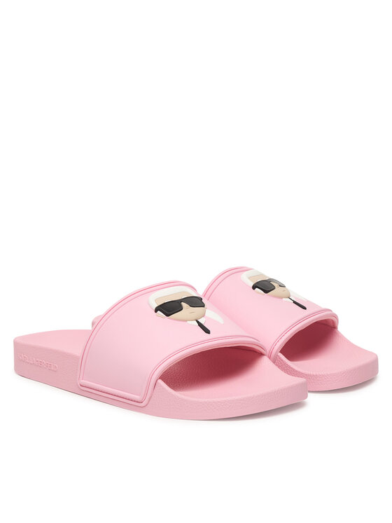 KARL LAGERFELD KARL LAGERFELD Şlapi KL80905C Roz