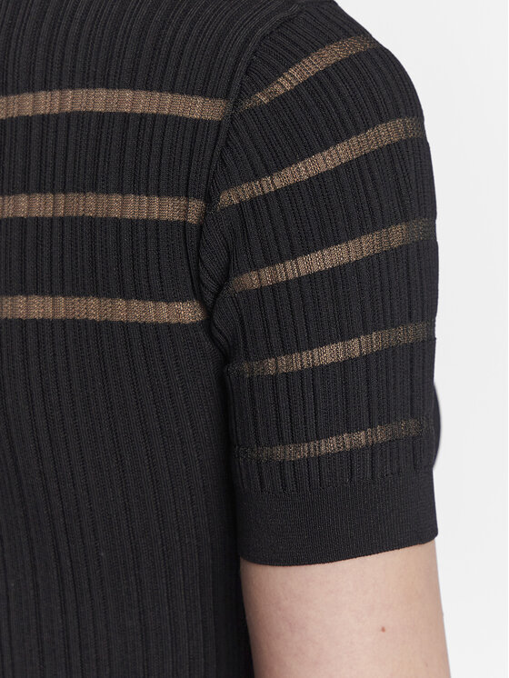 PINKO Pinko Särkpluus Seaborgio 100412 A0LB Must Slim Fit