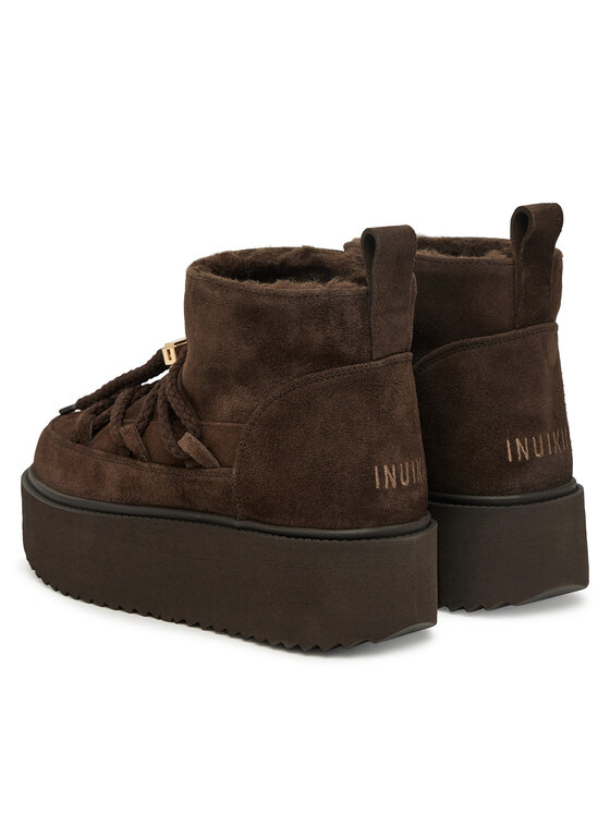 Inuikii Inuikii Schneeschuhe Classic Low Platform 1001.006.0012 Dunkelbraun