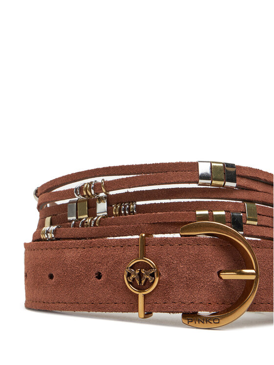 PINKO PINKO Ženski pas Promethea H3 20251 PLT01 104803 A2GK Rjava