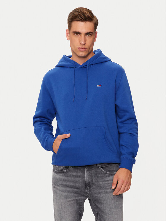 Tommy Jeans Mikina DM0DM20742 Modrá Regular Fit