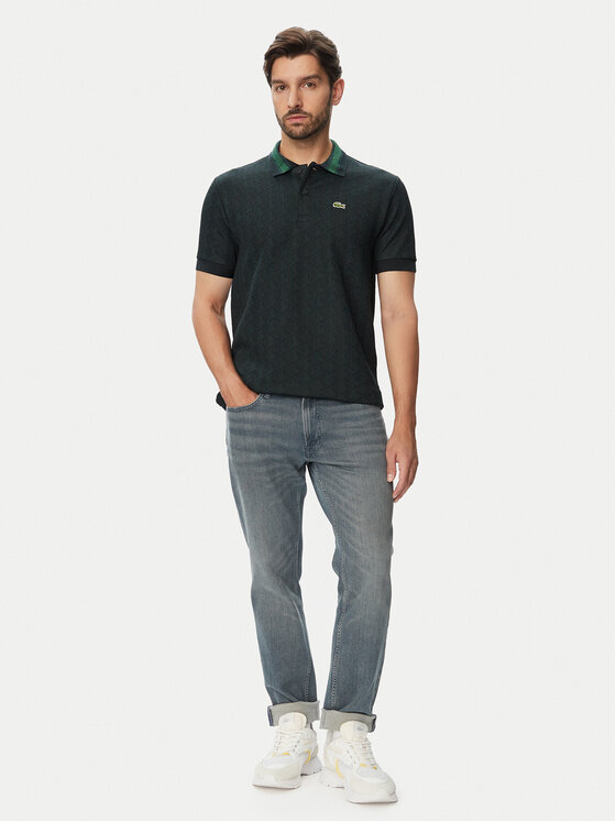 Lacoste Lacoste Поло DH1417 Темно-зелений Classic Fit