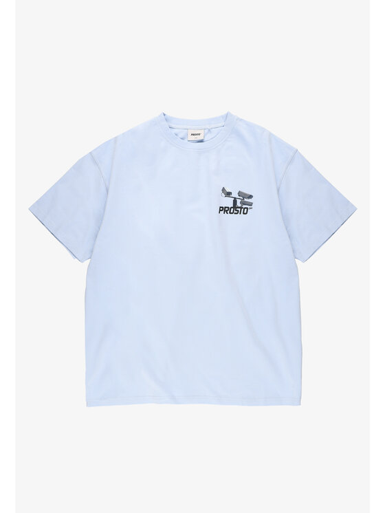 PROSTO. PROSTO. T-Shirt Polo Nine Niebieski Oversize