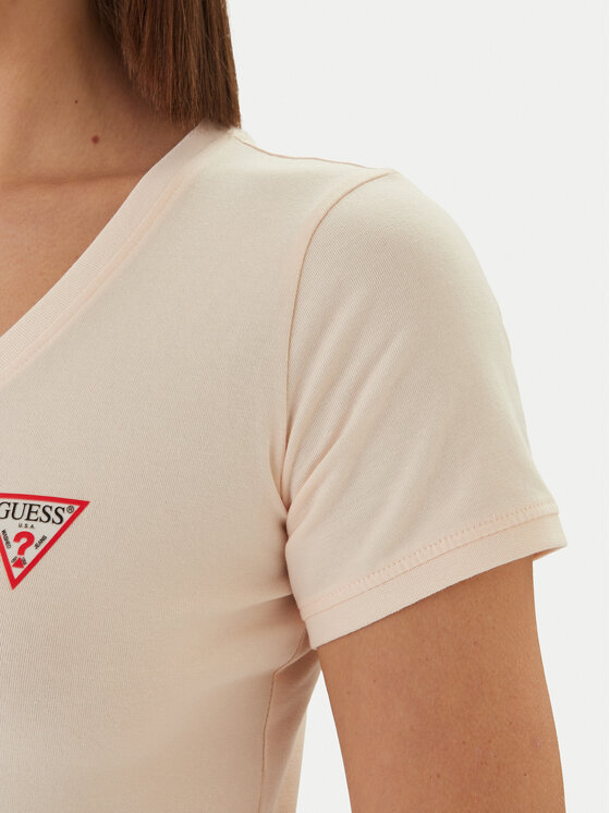 Guess Guess T-shirt W2YI45 J1314 Arancione Slim Fit