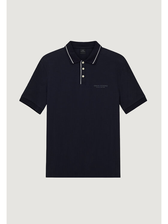 Armani Exchange Armani Exchange Polo särk XM001557 AF10363 UB101 Tumesinine Regular Fit
