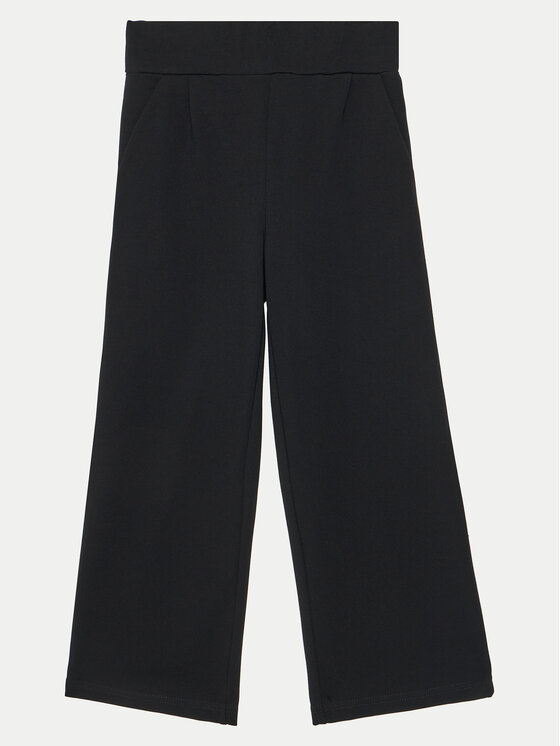 NAME IT Bavlnené nohavice 13224822 Čierna Regular Fit