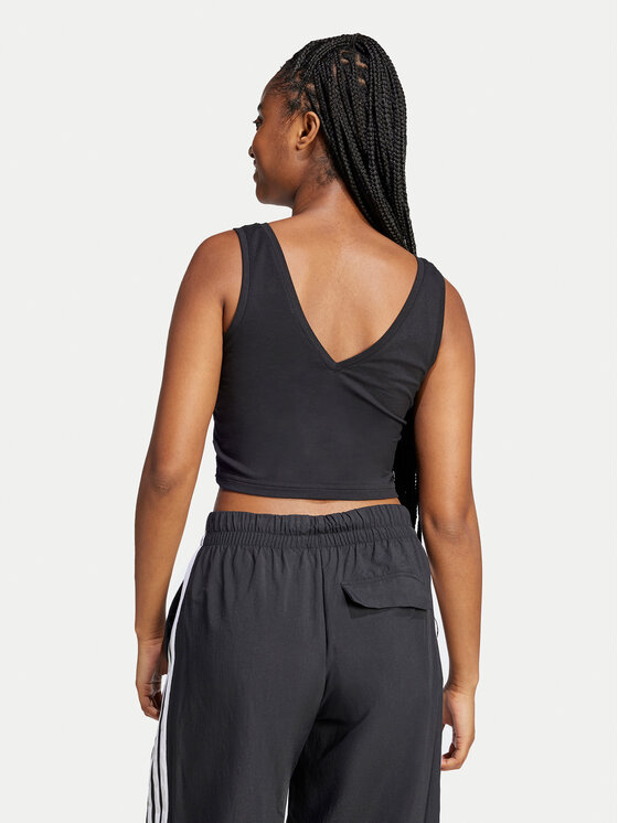 adidas adidas Top Essentials Small Logo JE1321 Černá Slim Fit