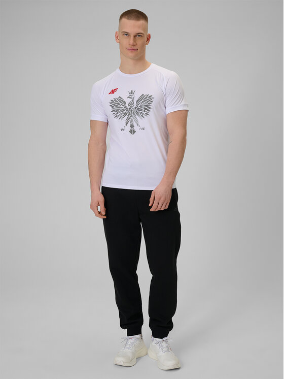 4F 4F T-Shirt TEAMWEAR Biały Regular Fit