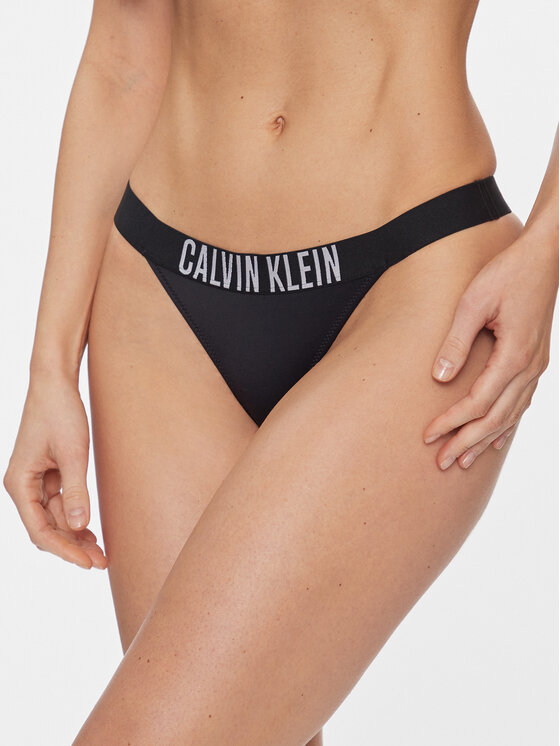 Calvin Klein Swimwear Bikini partea de jos Brazilian KW0KW01984 Negru