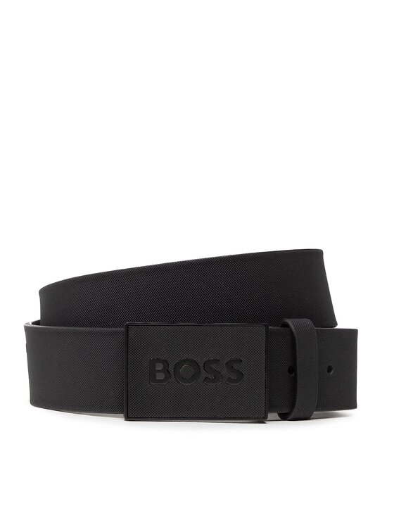 BOSS Boss Moški pas Icon-S1 50471333 Črna