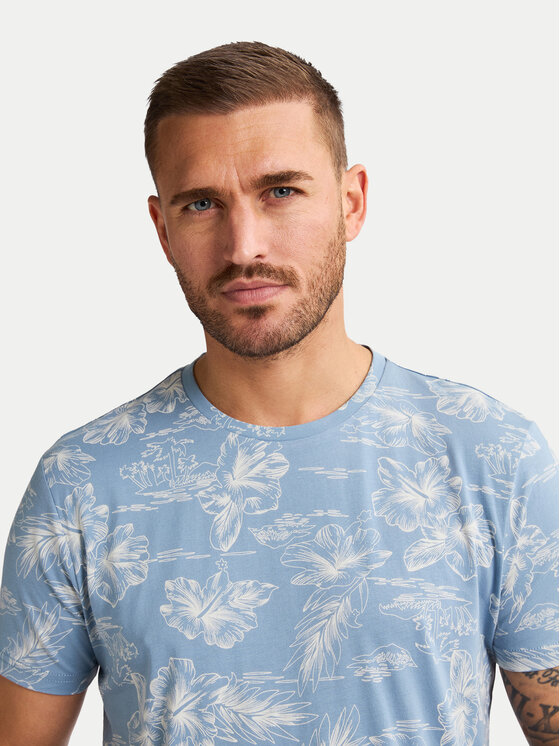Petrol Industries Petrol Industries T-Shirt M-1050-TSR623 Himmelblau Regular Fit
