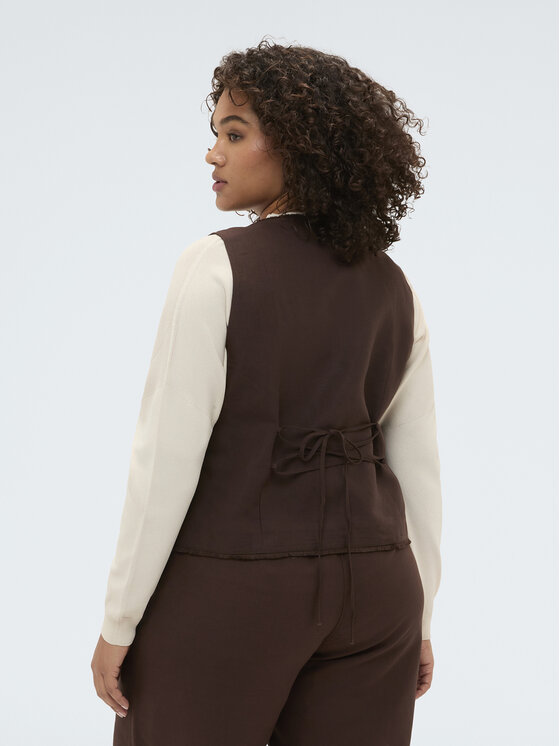 Fiorella Rubino Fiorella Rubino Marynarka L003T000068N0V2 Brązowy Regular Fit
