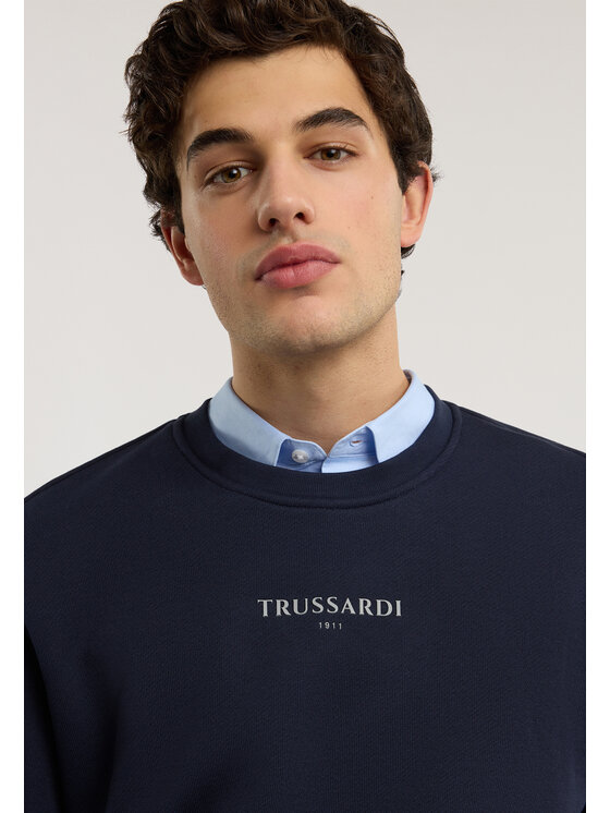 Trussardi Trussardi Sweter G8158000133N034 Niebieski jasny Regular Fit