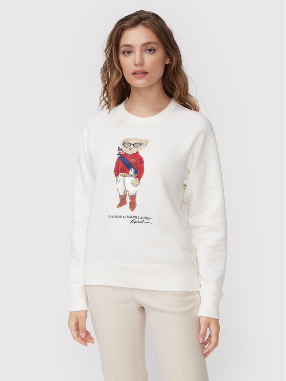 Polo Ralph Lauren Polo Ralph Lauren Felpa 211872982001 Bianco Regular Fit