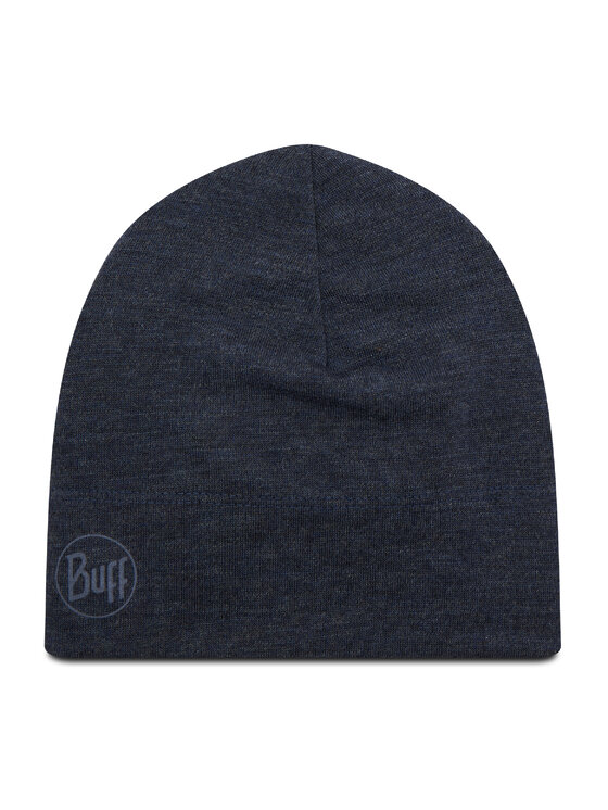 Buff Buff Berretto Midweight Merino Wool Hat Blu scuro