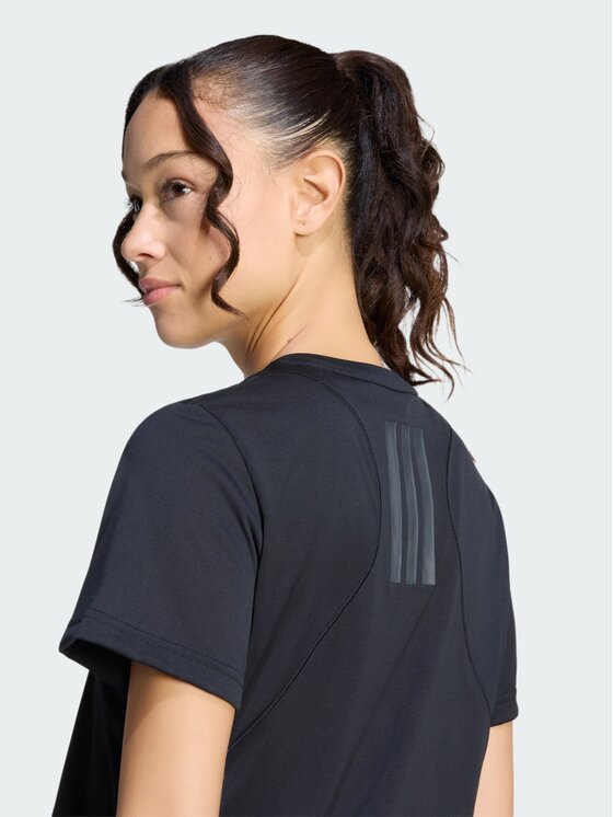 adidas adidas Koszulka techniczna Les Mills Graphic Tee Czarny Regular Fit