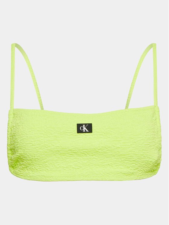 Calvin Klein Swimwear Calvin Klein Swimwear Góra od bikini KW0KW02395 Zielony