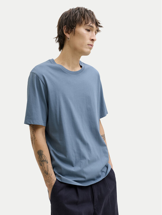 Jack & Jones Jack & Jones T-Shirt Oragnic Basic 12156101 Modrá Regular Fit
