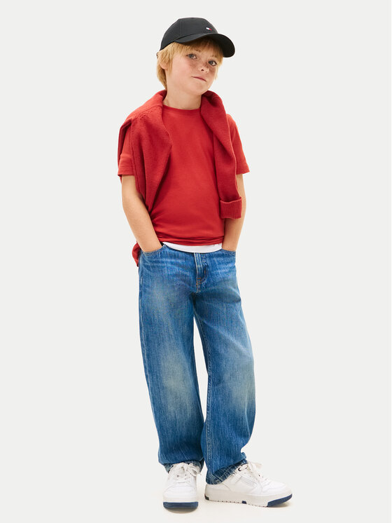 Tommy Hilfiger Tommy Hilfiger Футболка KB0KB06879 Червоний Regular Fit