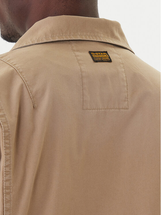 G-STAR G-STAR Marškinių švarkas 4 Pkt Overshirt D26429-D387 Smėlio Slim Fit