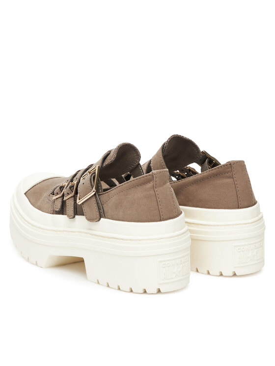 Converse Converse Īsi apavi Chuck Taylor All Star Lugged Heel Mary Jane Sandal A13552C Zaļš