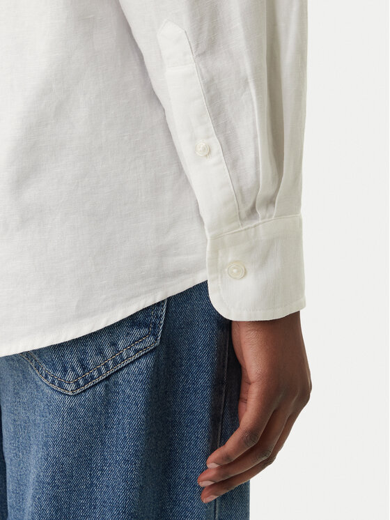 Tommy Jeans Tommy Jeans Košeľa DW0DW22209 Biela Relaxed Fit