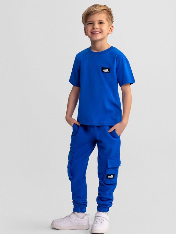 minoti minoti Zestaw 29FLEECE261 Niebieski Regular Fit