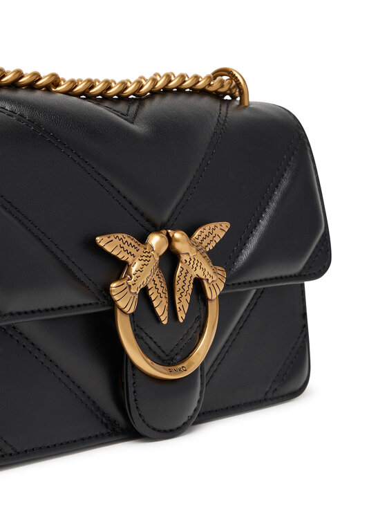 PINKO PINKO Τσάντα Love One Mini Light Dc. Al 25-26 PLTT 104550 A2OS Μαύρο