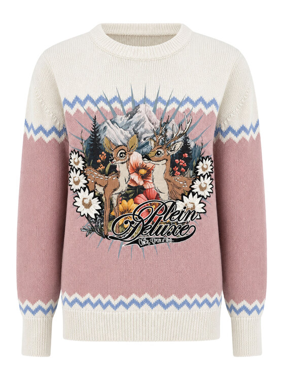 PHILIPP PLEIN PHILIPP PLEIN Svetr 26363 Růžová Regular Fit