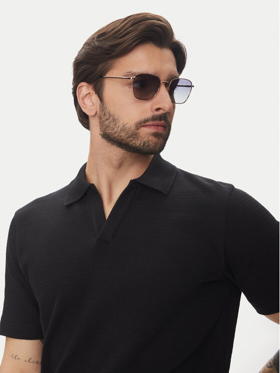 Marc O'Polo Marc O'Polo Polokošeľa 524 3021 53176 Čierna Regular Fit