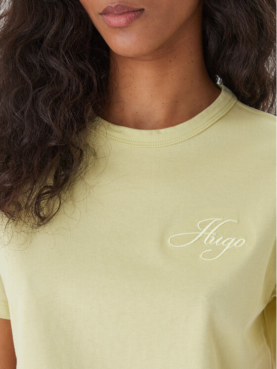 HUGO HUGO Футболка Damacia_7 50561233 Зелений Regular Fit