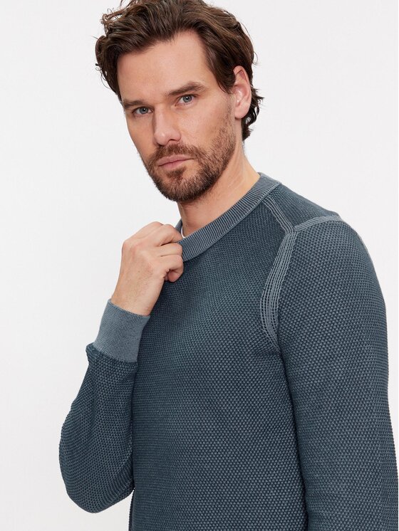 BOSS Boss Sweater Aquila 50498950 Sötétkék Regular Fit