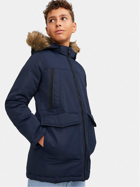 Jack&Jones Junior Jack&Jones Junior Zimska jakna Craft 12212522 Tamnoplava Regular Fit