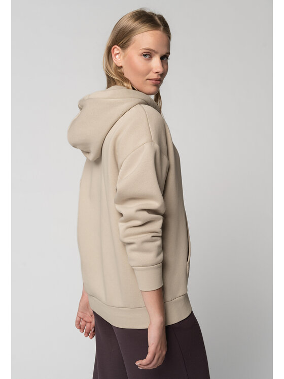 Volcano Volcano Bluza B-LOMY Beżowy Regular Fit