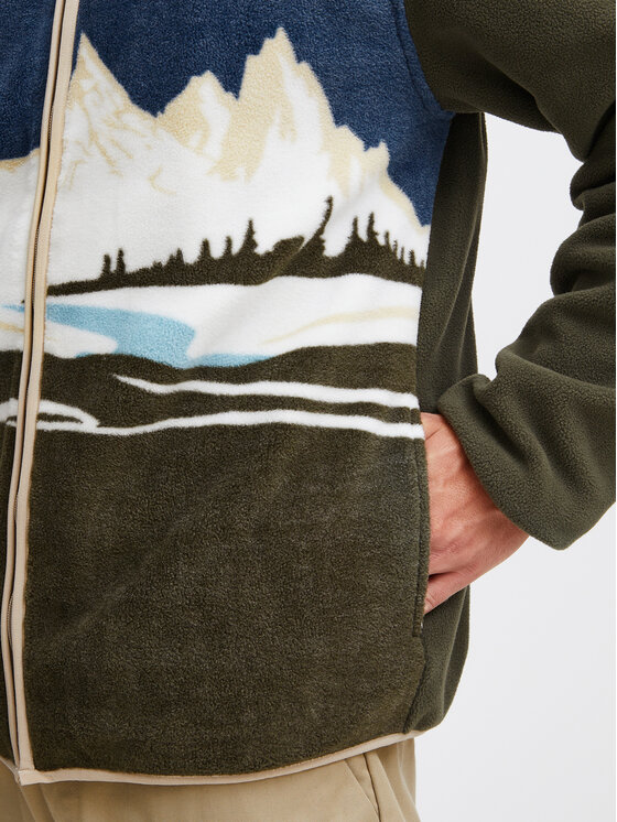 Solid Solid Fleece 21108084 Πράσινο Regular Fit