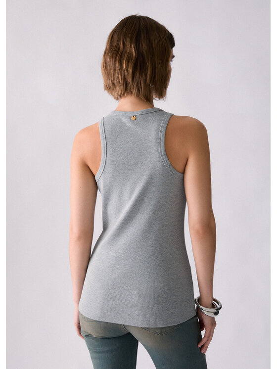 Liu Jo Liu Jo Top WF6408J4822L9559 Grigio Regular Fit