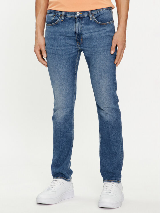 Hugo Jeans Hlače Zane 50511421 Modra Slim Fit