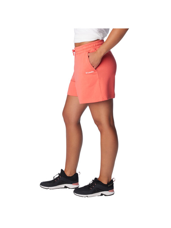 Columbia Columbia Szorty sportowe Columbia Trek French Terry Wmns Shorts Różowy Regular Fit