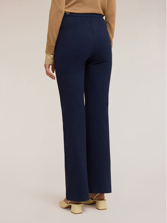 Motivi Motivi Spodnie materiałowe P094Q004173N034 Niebieski Flare Fit