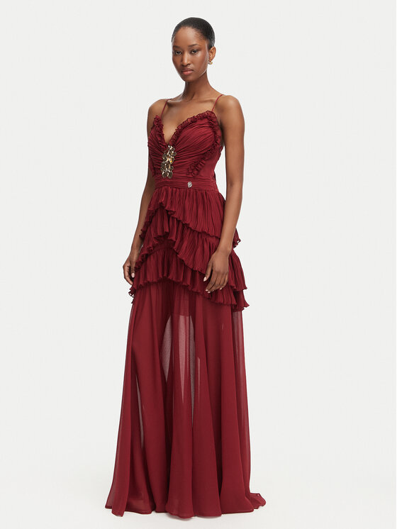 Babylon Rochie de seară W S00924 Vișiniu Regular Fit